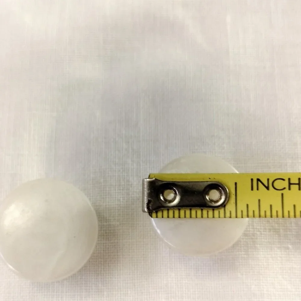 4/$20 Vintage White Celluloid Plastic Shirt Studs Cufflinks Faux Mother Of Pearl